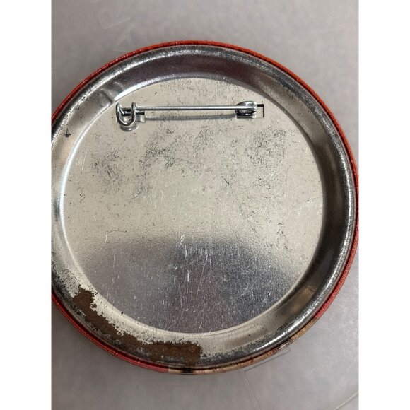 Goebel De Grazia Collectible Pinback Button 3" Round Vintage Floral Artwork 1985 - Picture 4 of 6